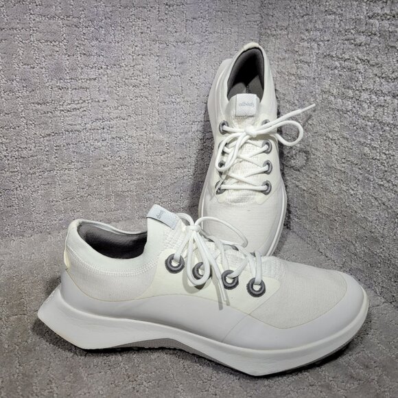 Allbirds Tree Dasher TD2 Men's Size US 12 White Lace Up Running Sneakers - Picture 3 of 13
